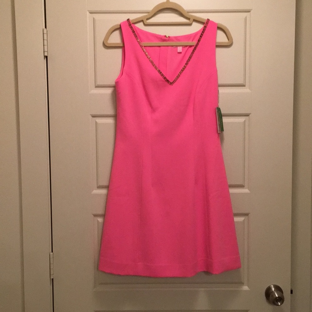 Lilly Pulitzer Monica Dress Hot Pink